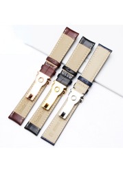 Leather Watch Strap For Patek Philippe Bomb 5167Ax Watch Crocodile Pattern Strap Butterfly Buckle Men And Women 19/20mm 22mm