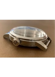 40mm 316L Steel Silver Watch Case for NH35/36 Movement