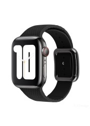 Modern Buckle Strap for Apple Watch Band 45mm 44mm 41mm/40m 42mm38mm Korea Silicone Bracelet iwatch Series 5 4 3 6 SE 7 Strap