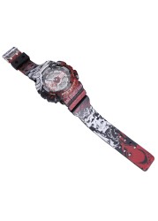 For Casio G-SHOCK GA-110 GA-100 GD-120 Rubber sport strap modification accessories, including case and strap adapter