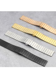 No Gaps Metal Strap For Samsung Galaxy Watch 4 Classic 46mm 42mm 44mm 40mm Stainless Steel Watch Band 4 Strap Accessories