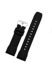 Replacement for Casio PRG-600yb-3 silicone watch strap PRG-650 PRW-6600 sport silicone 24mm watch strap