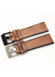 High quality genuine leather strap for DZ 1399 DZ4280 DZ4290 22mm 24mm 28mm diesel watch strap