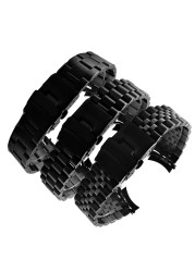 316L Stainless Steel Oyster Watchband for Seiko Men Watch Accessories Solid Jubilee Curve Bracelet Strap 18/19/20/21/22/23/24mm