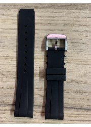 2021 PAGANI new design 20mm men's rubber U-shaped belt suitable for PD1661, PD1662, PD1667, PD1644, PD1651 original straps