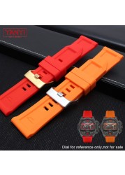 Silicone Rubber Bracelet Watch Band 26mm For Diesel DZ4496 DZ4427 DZ4487 DZ4323 DZ4318 DZ4305 Watchband Man Watches Strap