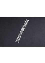 18mm 19mm 20mm 316L Stainless Steel Jubilee Watch Strap Band Bracelet Compatible for Seiko5 Watch