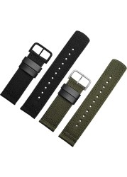 For Casio PRG-600YB PRG-650 PRW-6600 GA2000 Nylon Strap Waterproof Wrist Watch Band Nylon Bracelet Watch Band Longer Strap 24mm