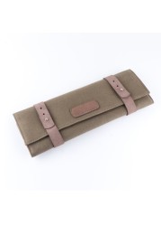 Canvas Nylon Oil Wax Watch Pouch Bag Tools Wristwatch Holder Organizer Portable Military Watches Jewelry Display 007 Waterproof