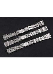 Stainless Steel Watch Band 19mm 20mm Strap Wristband Watch Strap Depolyment Watch Buckle Replacement Wrist Strap For Seiko