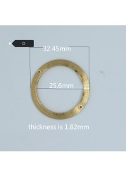 Free Shipping Metal Ring Fit Selection ETA 2836/2824/2892 Miyota 8215/8200 Mingzhu3804 2813 Automatic Movement