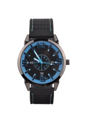 New men's watches quartz watch with rubber strap watch band wristwatch for men's watch