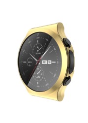 Soft TPU Full Screen Protector Edge Frame Case For Huawei-Watch GT 2 Pro ECG GT2 Pro . Protective Stripe