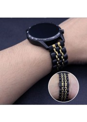 20/22mm watch band for samsung galxay watch 4 strap 40mm 44mm 3 45mm stainless steel bracelets Galaxy watch 4 classic 46mm 45mm