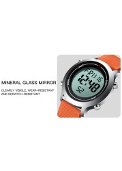 Men Alloy Watch New Digital Watch Erkek Kol Saati Waterproof Silicone Wrist Watch Dropship