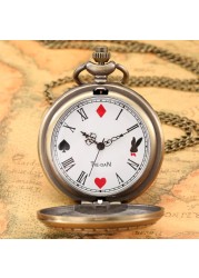 2022 New Style Vintage Style Bronze Hollow With Chain Nostalgia Men Pocket Watch Souvenir Birthday Gift for Boyfriend Husband