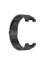 Stainless Steel Strap For Huami Amazfit T-Rex Smart Watch Band Replacement Metal Band For Xiaomi Amazfit T-Rex Pro Trex Correa