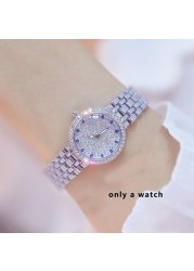 Women Watches 2022 Fashion Creative Famous Brand Small Diamond Gold Wrist Watch Female Wristwatch Bayan Kol Satti 2021