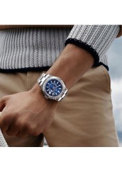Dougary automatic mechanical men's watch sapphire 40mm 3 high quality waterproof 100m japan movement wristwatch 316L steel