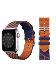 Nylon Strap for Apple Watch Band 44mm 45mm iWatch 38mm 42mm 44mm Jump One Round Bracelet for Apple Watch 7 6 5 4 3 SE