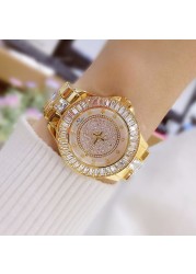 2022 Diamond Watches Women Famous Brand Fashion Ceramic Wristwatches Women Ladies Stainless Steel Female Clock Relogio Feminino