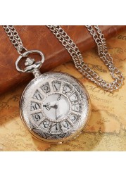 New Advance Sense Silver Women Men Leisure Chain Pocket Watch Hollow Surface Couple Watches Valentine's Day Intimate Gifts