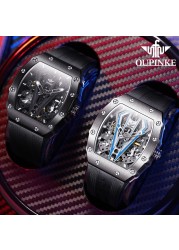 OUPINKE Luxury Brand Men's Mechanical Watches Automatic Swiss Movement Waterproof Sapphire Mirror Men Automatic Watches