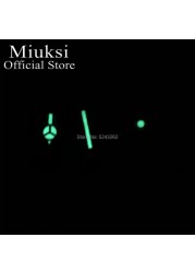 Miuksi-Luminous Wristwatch NH35 NH36 ETA 2836 2824 Miyota 8205 8215 821A Mingzhu DG 2813 3804