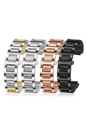 Stainless steel lug end watchband for C-artier Bleu balloon chain 20*12mm 18*11mm 14*8mm W6920046 straps women's men bracelet