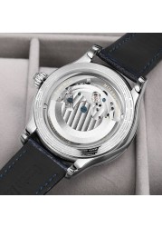 Super Automatic Rotation 3D Double Earth Flywheel Mechanical Watches Northern/Southern Hemisphere Mechanical Watches SEAKOSS 1963 Automatic Wristwatches