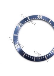 Rolamy wholesale high quality aluminum dark blue with white writing watch bezel insert for Omega Seamaster 2220