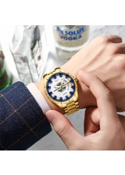 NEBOSI-Men's Quartz Watch, Luxury Brand, Water Resistant, Quartz, Male