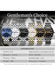 New High Quality Luxury Business Watch Men Quartz Wrist Watch Stainless Steel Classic Sports Watch Relogio Masculino