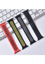 Solo Loop Strap for Apple Watch Band 44mm 40mm 38mm 42mm Breathable Silicone Flexible Strap Bracelet Band iWatch Series 3 4 5 SE 6