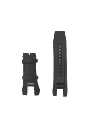 CARLYWET RU Stock New Style Men Women Black Strap Silicone Rubber Replacement Watch Band Strap Special Popular