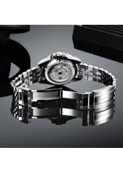 PAGANI design GMT 40mm mechanical watches top brand sapphire glass stainless steel sport waterproof automatic watch for men