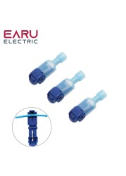 10/20/30/40/50pcs T-Connector Tap Cable Connector Electrical Quick Snap Splice Lock Wire Terminal Waterproof Crimp Wire Terminal