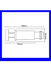 Free shipping 2W N-JK rf attenuator, DC-3GHz, 50ohm 1db, 2db. 3db, 5db 6db, 10db, 15db, 20, 30db 40db.