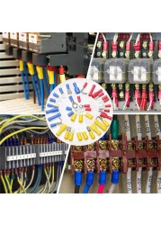 Electrical Wire Terminals Set Kits Insulated Crimp Spade Ring Assorted Electrical Wire Terminals Wire Connectors