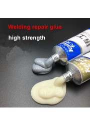 Kafuter 1 set AB 65G Glue A+B Curing Super Liquid Glass Metal Rubber Waterproof Strong Adhesive Glue For Stainless Steel Alloy