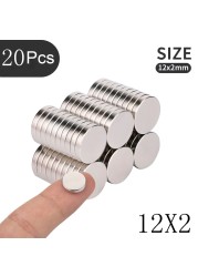 10 20pcs/lot 15x2 15x3 15x4 10x2 12x2mm Strong Magnets Rare Earth Magnets Hot Neodymium Magnets Small Round Magnets