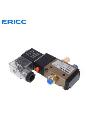 3 Way Port 2 Position 3V210-08 Normally Closed DC12V 24V AC220V Pneumatic Air Solenoid Valve Electric Gas Control Magnetic Valve