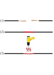 328pcs/set Heat Shrink Tube Kit Assorted Shrink Wrap Sleeves Tubing Wire Cable Protector Heat Shrinkable Sheath 8 Sizes