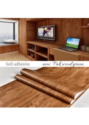 Wood Grain Wallpaper Self Adhesive Removable Contact Paper Plank for Vinyl Countertops for Modern Furniture Renovation