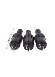 10pcs 2 Pin Din Head Plug 2 Pin Plug Hifi Speaker Cable Solder Connector Wire Plug New Drop Shipping