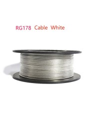 RG178 Cable Connector Wire RG-178 RF Coax Coaxial Cable 50 Ohm 10m 20m 30m 50m 100m