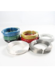 PTFE High Insulation Resistance Wire , Silver Plated Copper Sheathing Wire , 22awg 0.35mm² , 0.35mm²