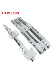 AOLISHENG Deep High Cabinets Heavy Duty Heaven And Earth Guide Sliding Rails Push Pull Cushioning Shock Absorber Drawer Slide