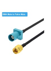 1PC SMA Male Elbow Right Angle to Fakra Z Male/Female RG174 Cable Car GPS Navigation Antenna Extension Cord RF Coaxial Pigtail