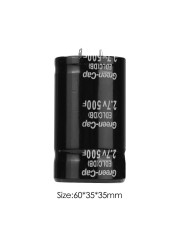 2.7V 500F Metal Electrolytic Capacitor Wide Scope Of Application Daily Durability Farad Capacitor For Automotive Circuits